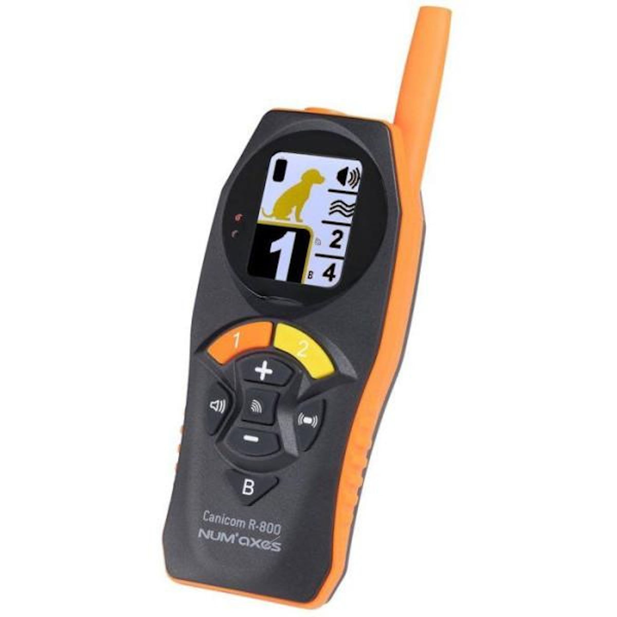 NUM'AXES Ensemble complet de dressage - NUM'AXES - CANICOM R-800 - Pour chien - Rechargeable - Orange