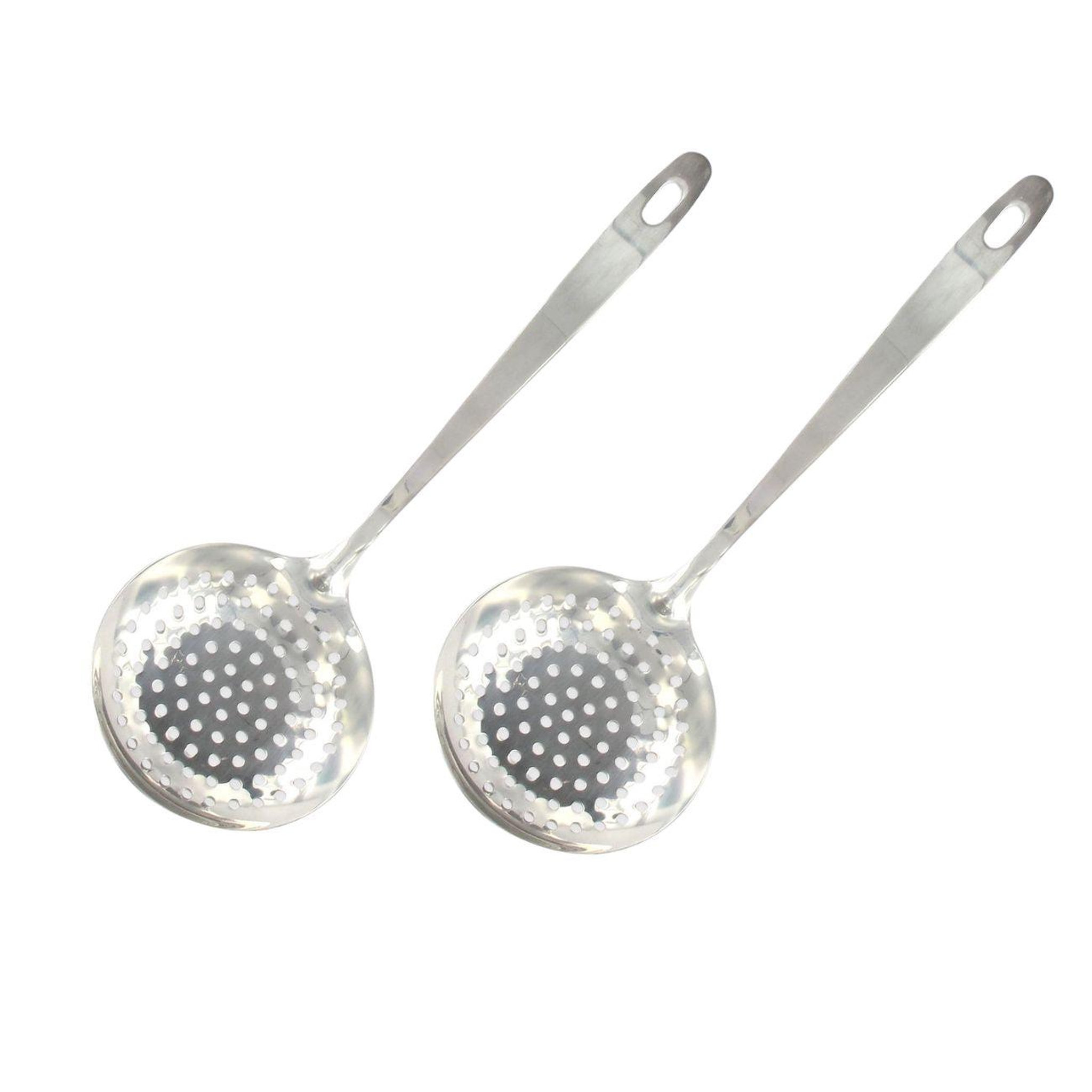 Fackelmann Écumoire inox cuisine lot de 2, 32 x 11 cm fackelmann oxford