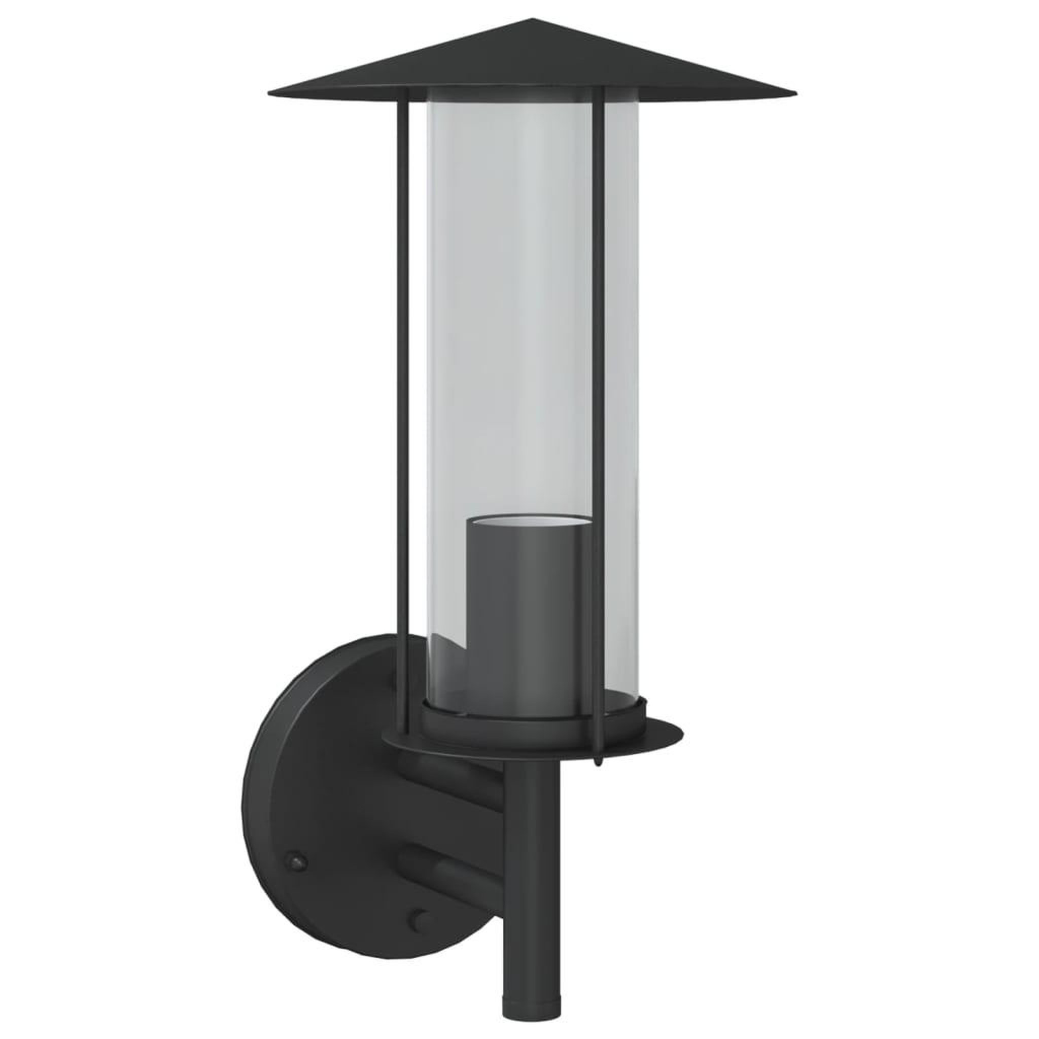 Voir la diapositive 2 : VIDAXL Applique murale d'exterieur noir acier inoxydable