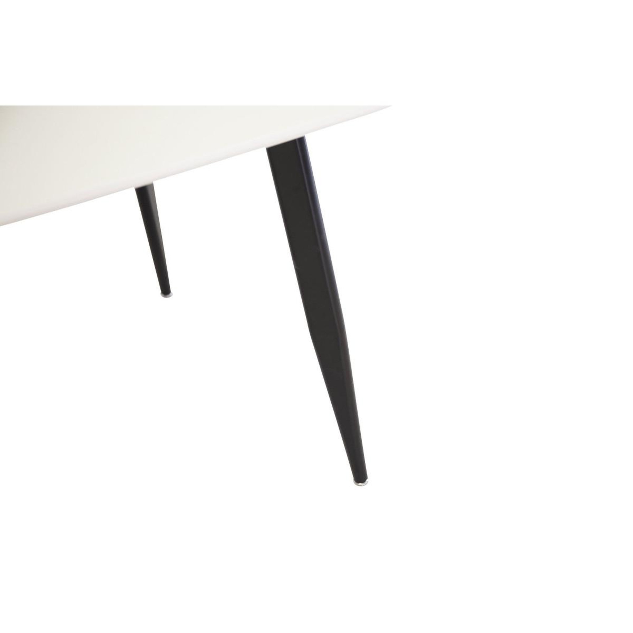 Voir la diapositive 4 : Paris Prix Table à manger  polar  240cm blanc & noir