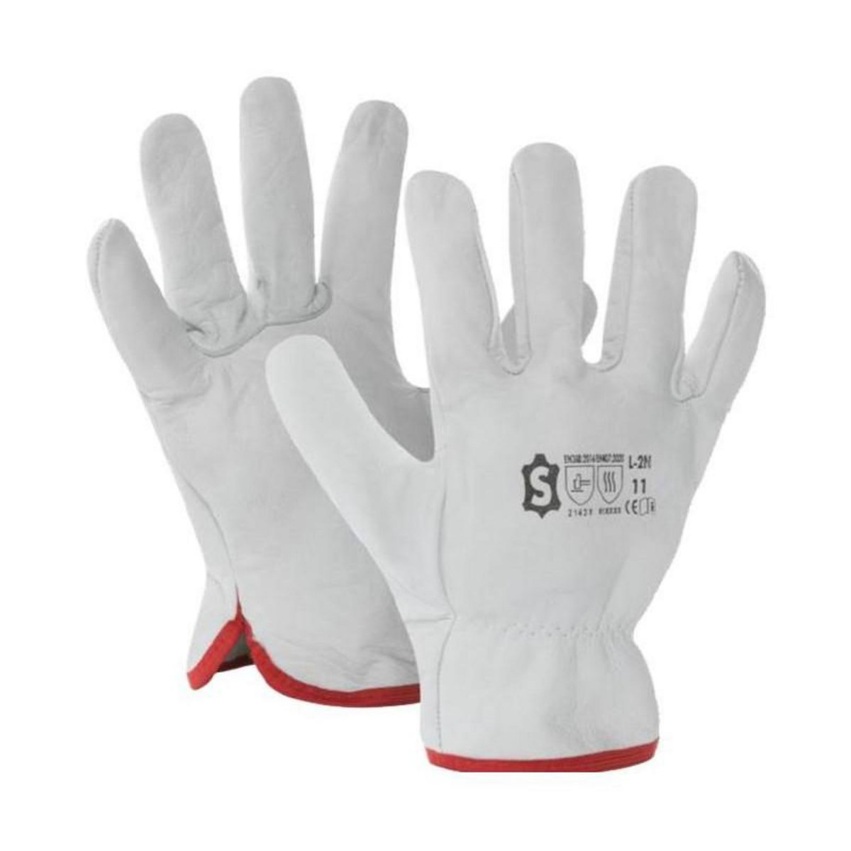 NOTRE SELECTION Gants de protection cuir pleine fleur de bovin T10 naturel L 2N 10