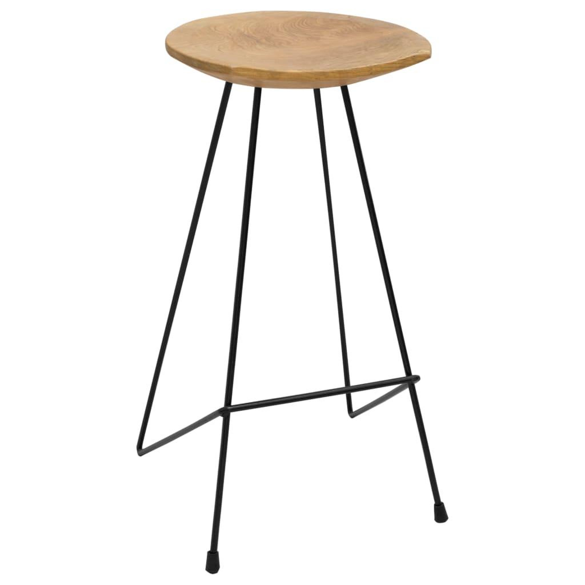 Voir la diapositive 2 : VIDAXL Tabourets de bar lot de 2 bois de teck massif