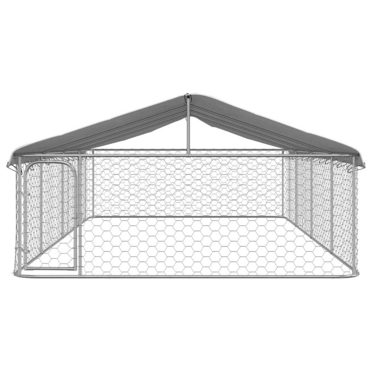 VIDAXL Chenil exterieur avec toit 600x300x150 cm