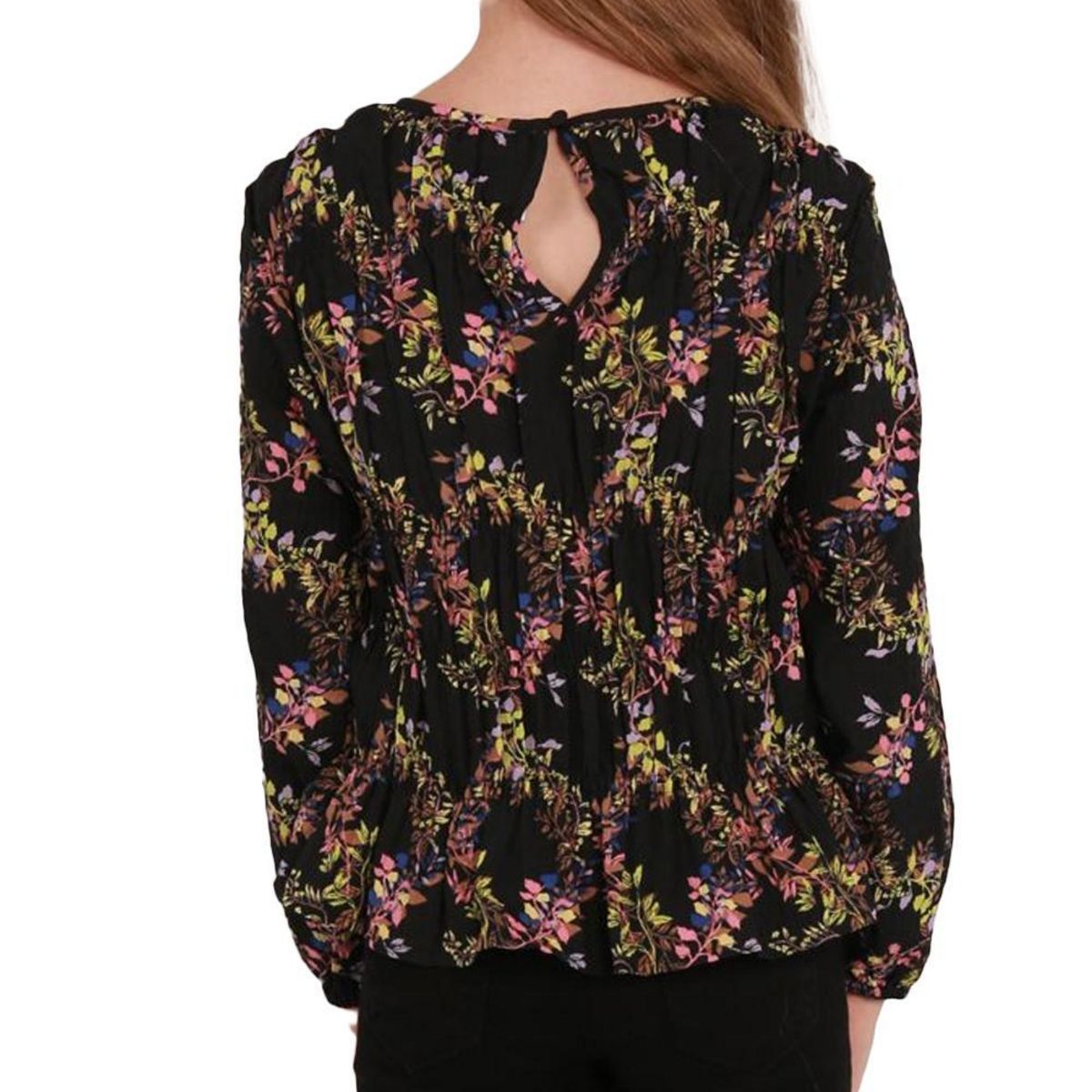 Vero Moda T Shirt Manches Longues  à Motifs Fille Vero Moda Lova