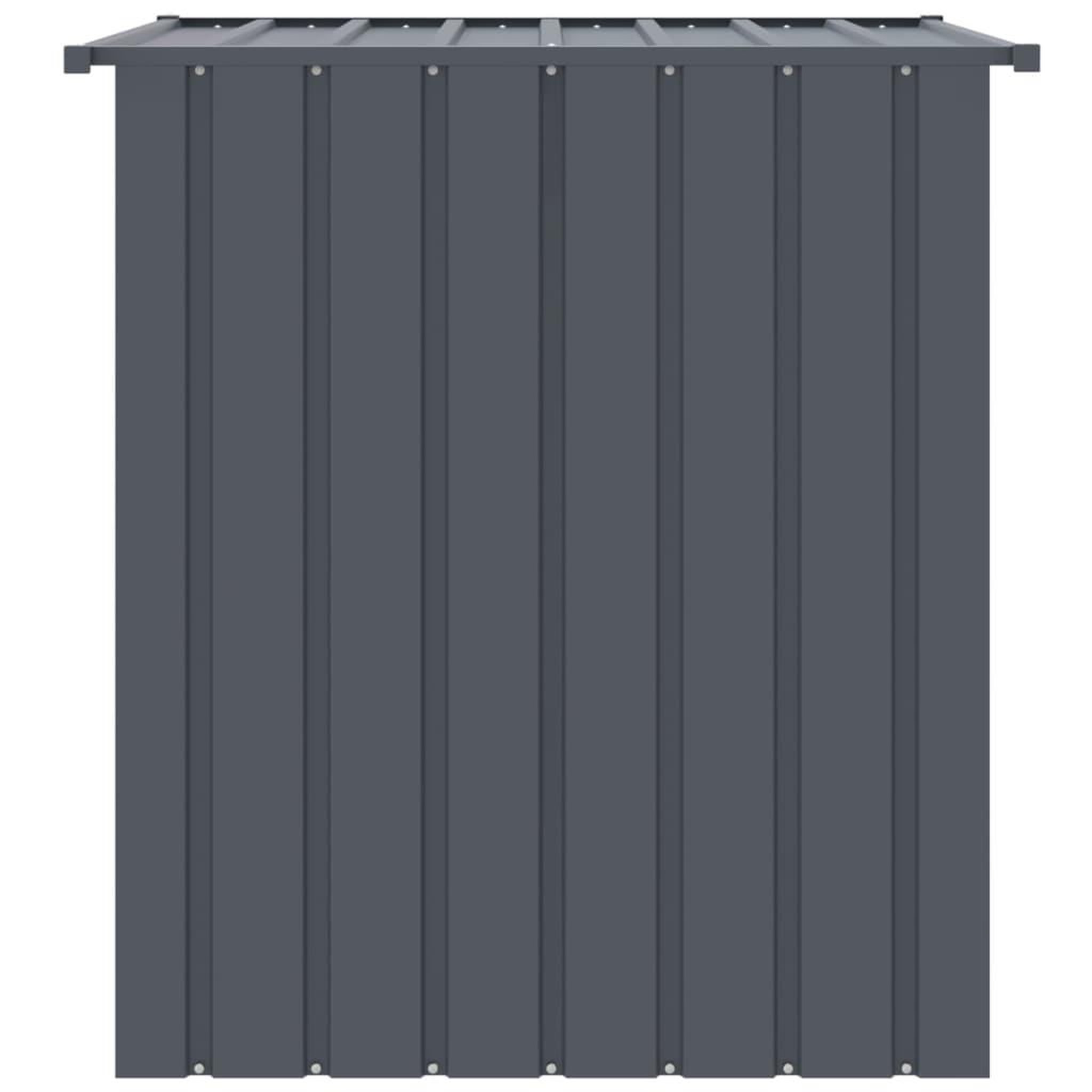 Voir la diapositive 4 : VIDAXL Niche pour chien avec toit noir 110x103x109 cm acier galvanise