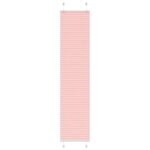VIDAXL Store plisse rose 50x200 cm largeur du tissu 49,4 cm polyester