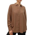 Vero Moda Chemise  anches Longues  Femme Vero  oda 10305085. Coloris disponibles : Marron