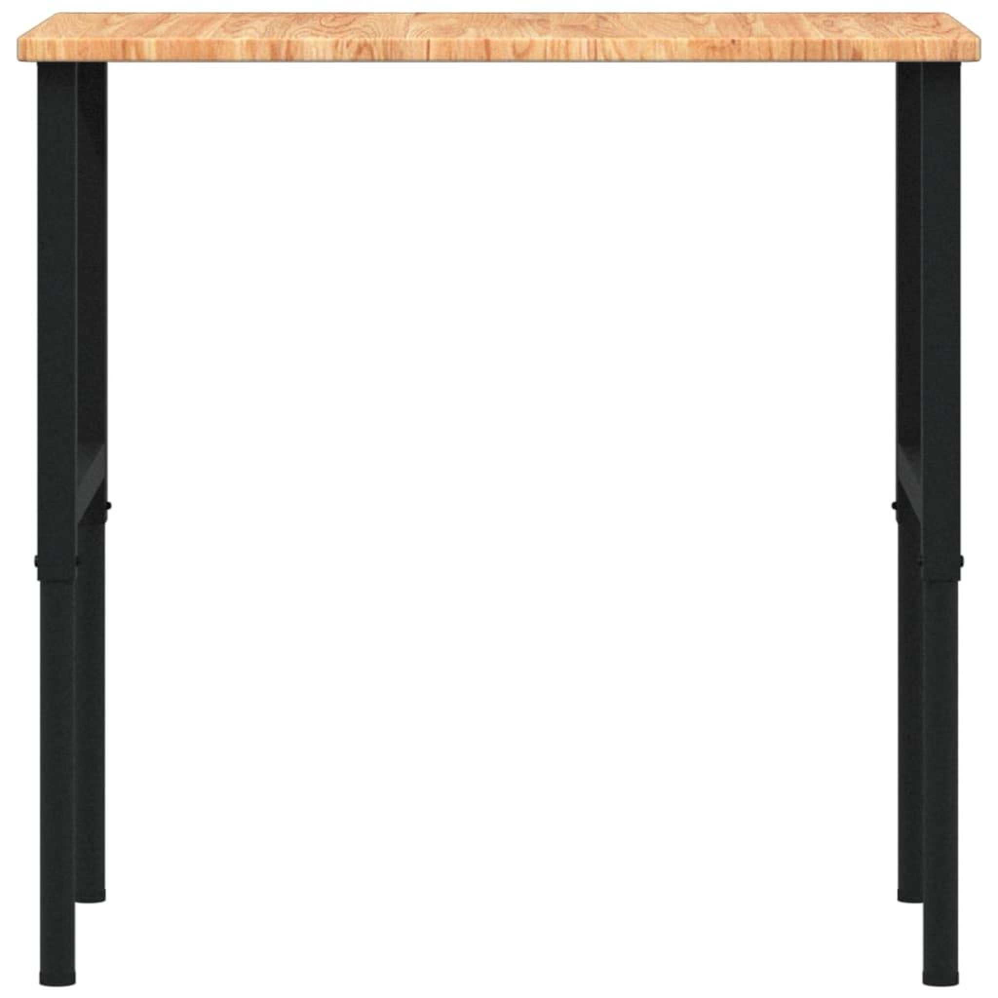 Voir la diapositive 4 : VIDAXL Etabli marron clair bois de chene massif rectangulaire