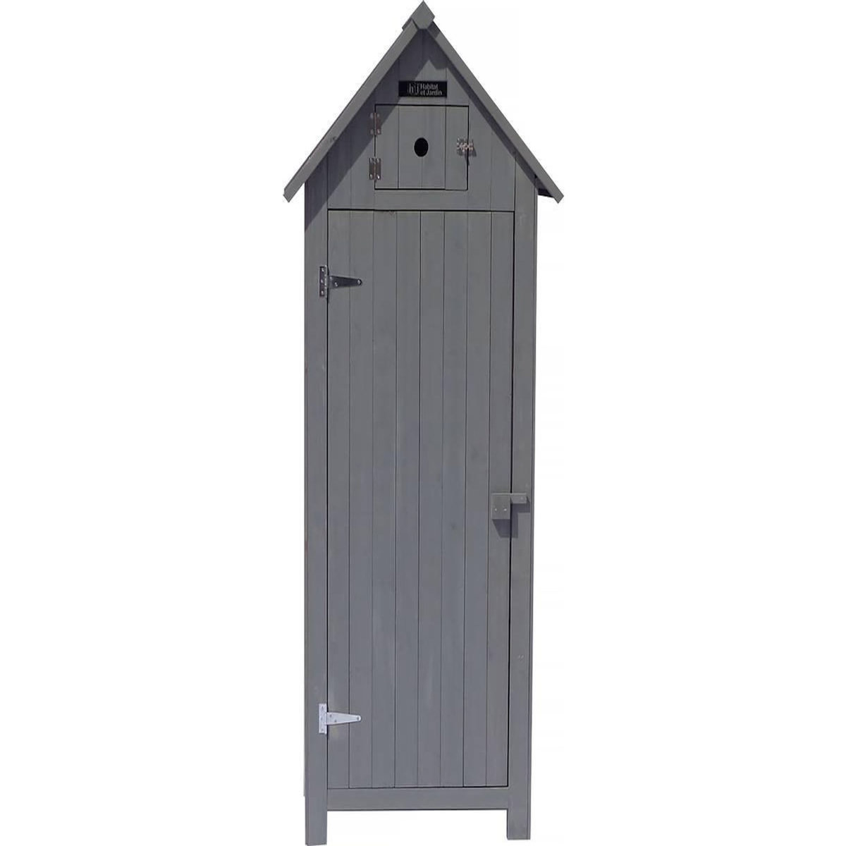 Habitat et Jardin Armoire de jardin  Cabanon  - 77 x 54.5 x 179 cm - Anthracite