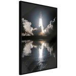 Paris Prix Affiche Murale Encadrée  Into the Unknown. Coloris disponibles : Jaune, Noir