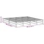 Voir la diapositive 6 : VIDAXL Cadre de lit sans matelas 180x200 cm bois massif de pin