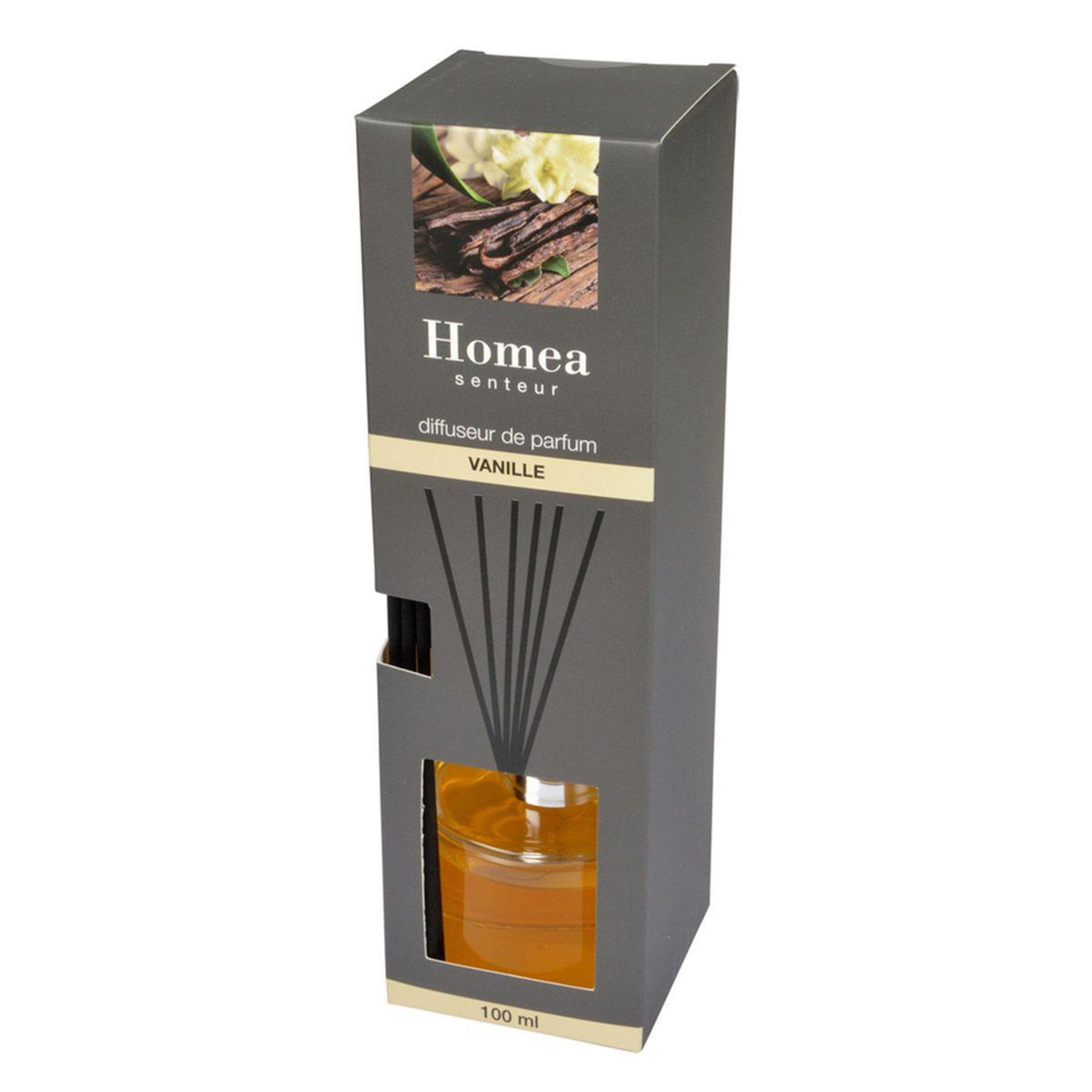 Voir la diapositive 2 : HOMEA Diffuseur de parfum  rond  100ml vanille