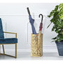 Voir la diapositive 6 : Paris Prix Porte-Parapluies Design  Flora  42cm Or