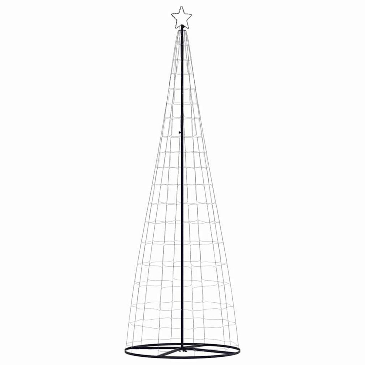 VIDAXL Sapin de Noël a LED 550 LED bleu 304 cm