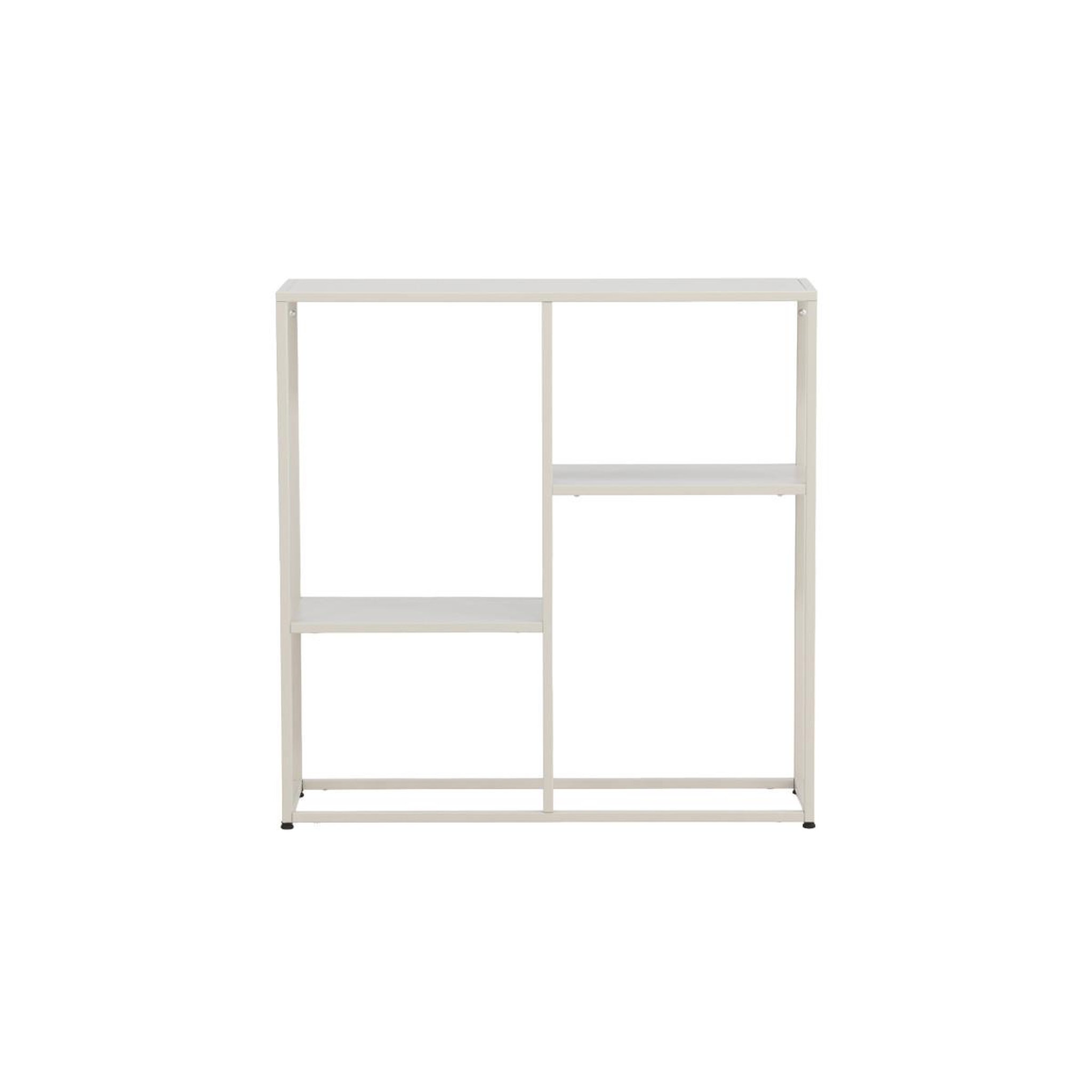 Voir la diapositive 2 : Paris Prix Étagère 3 niveaux en métal  staal  80cm beige