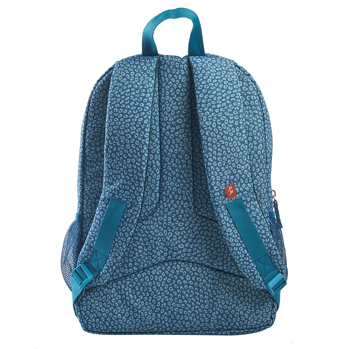 YOUNG'S ATTITUDE Sac à dos bleu avec compartiment pour ordinateur motif léopard