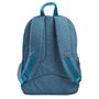 Voir la diapositive 3 : YOUNG'S ATTITUDE Sac à dos bleu avec compartiment pour ordinateur motif léopard