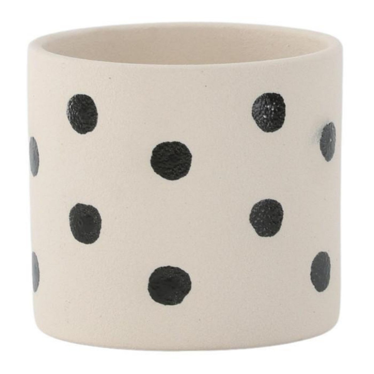 Paris Prix Pot Déco en Céramique  Sane  11cm Blanc & Noir