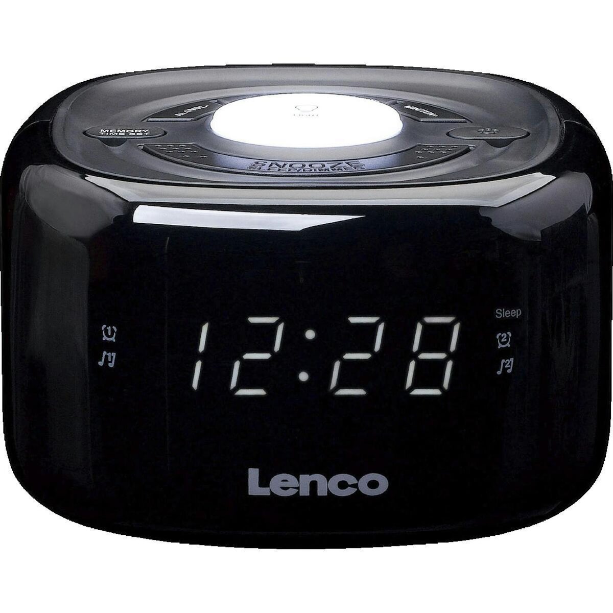 Lenco Radio-réveil Lenco CR-12 Compact avec écran LED