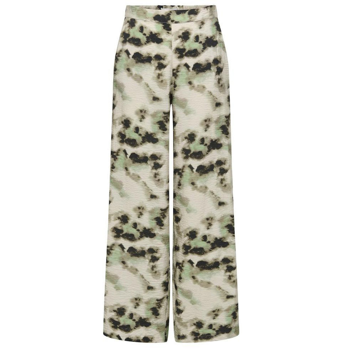 JACQUELINE DE YONG Pantalon fluide Beige/Vert/Noir Femme JDY Millie