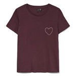 Vero Moda T-Shirt Prune Femme Vero Moda Liana. Coloris disponibles : Violet
