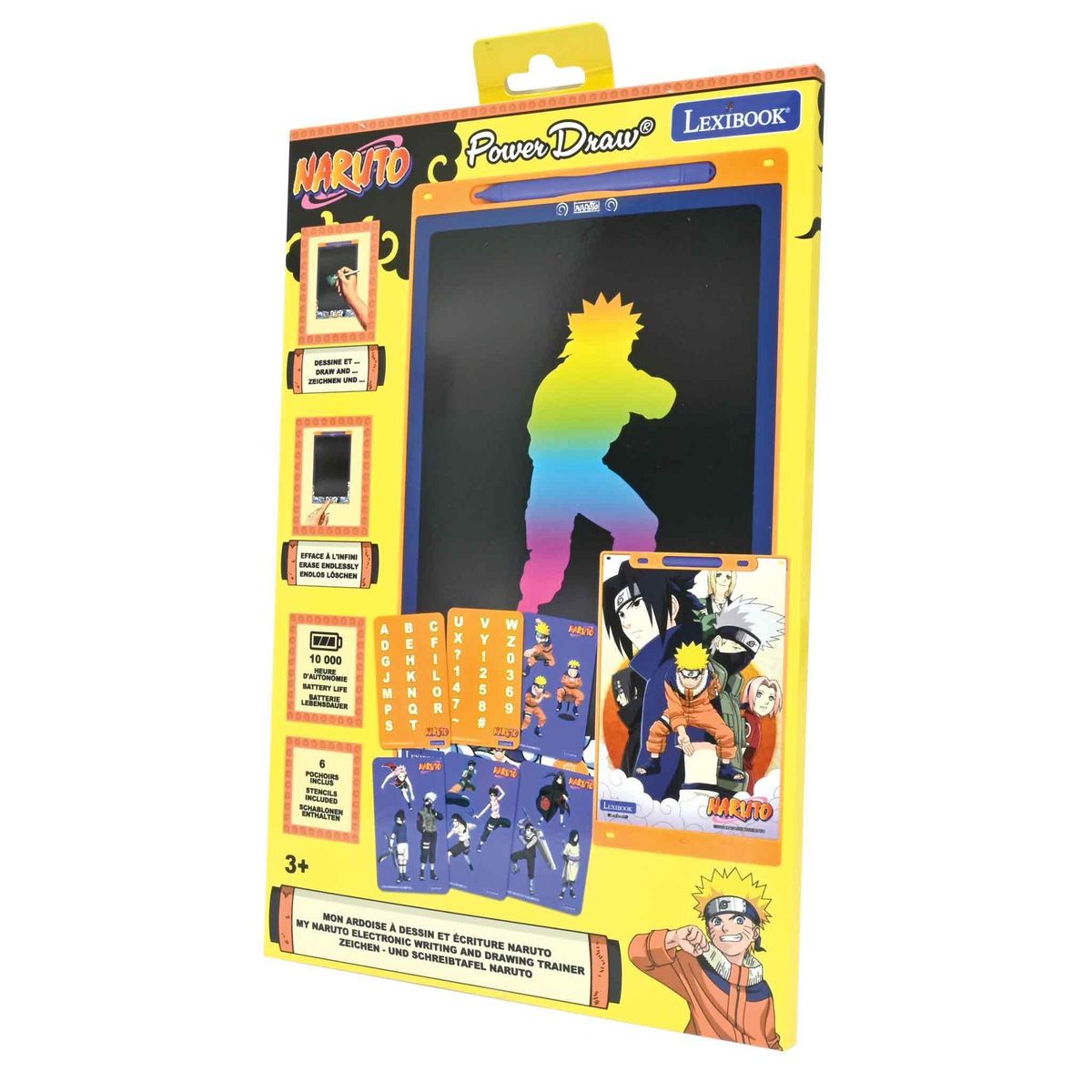Lexibook Tablette à Dessins électronique multicolore Naruto