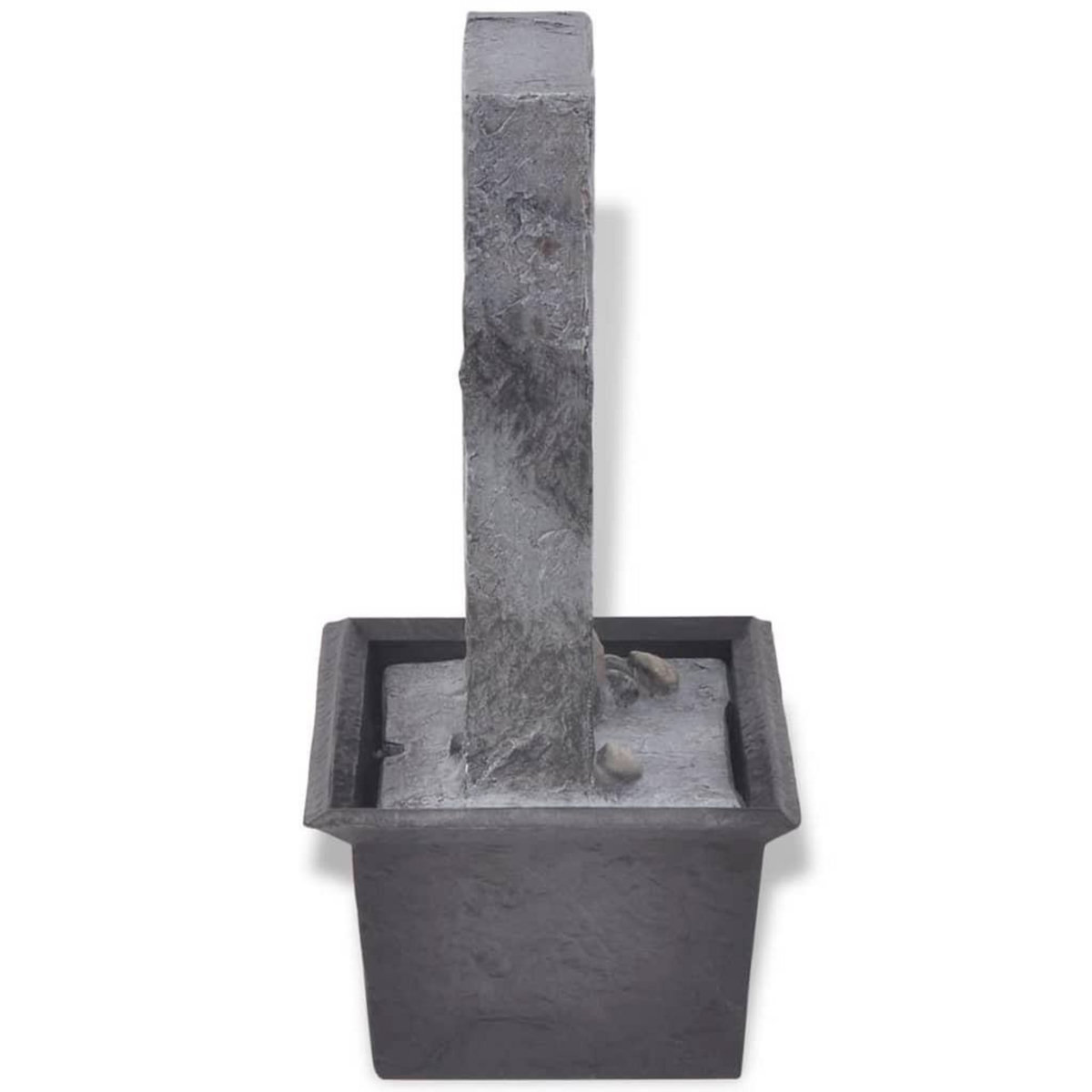 VIDAXL Fontaine d'interieur avec lumiere LED Poly-resine