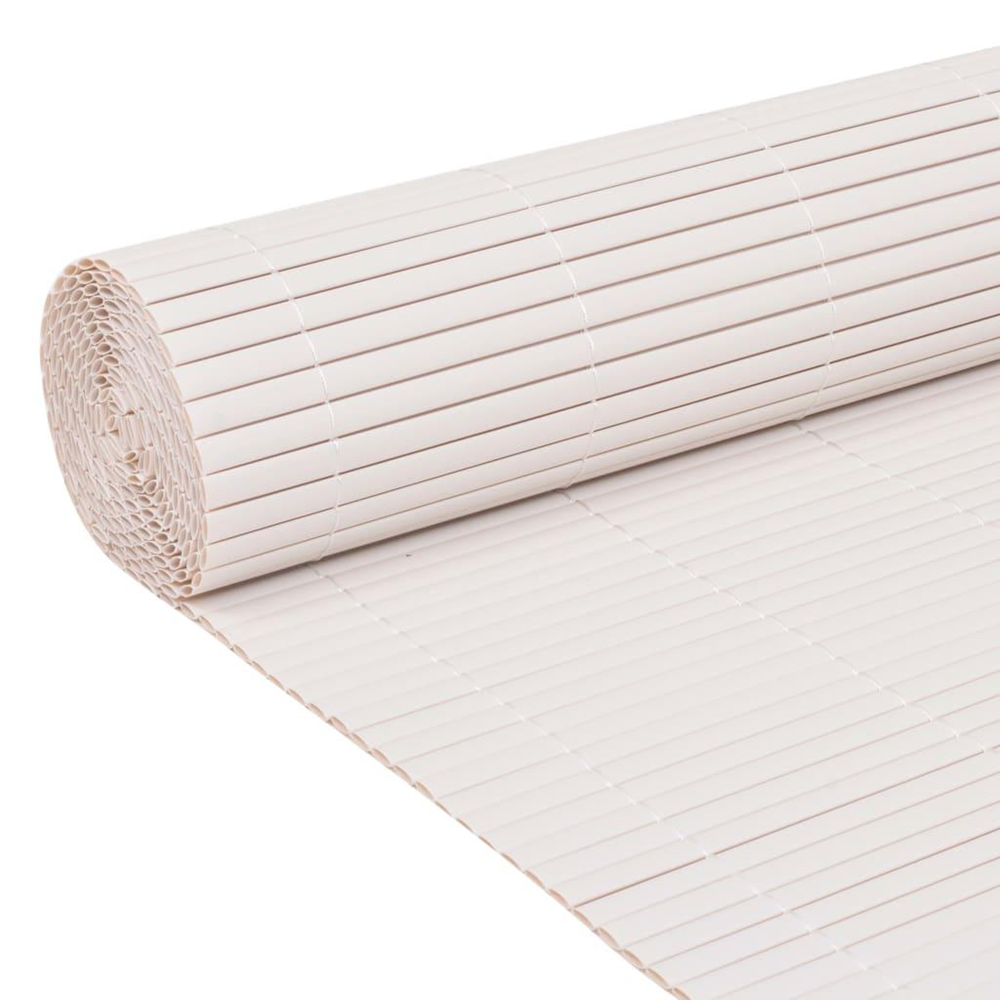 Voir la diapositive 3 : VIDAXL Cloture de jardin double face 110x300 cm Blanc