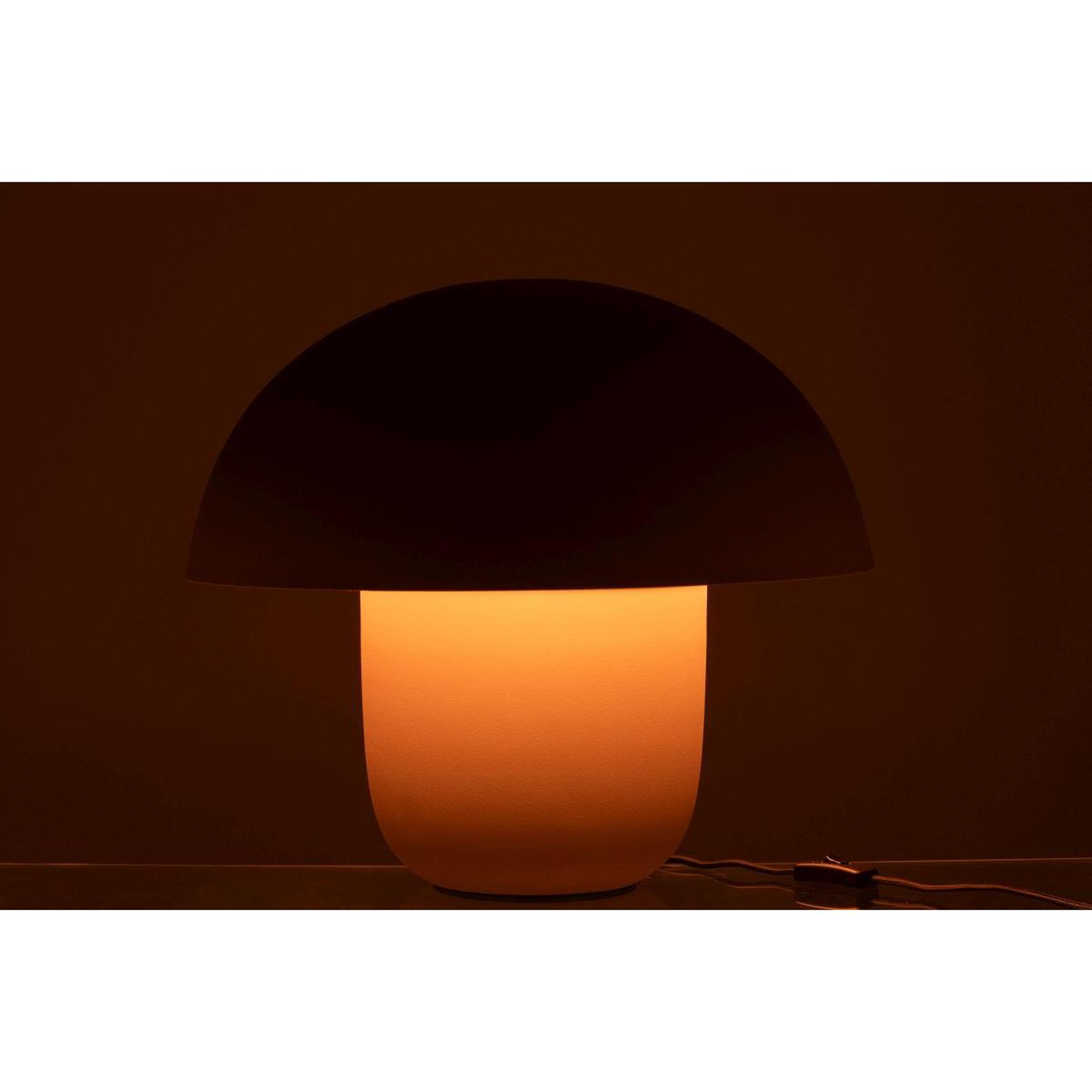 Voir la diapositive 5 : J-LINE Lampe à poser en métal  merle  44cm taupe