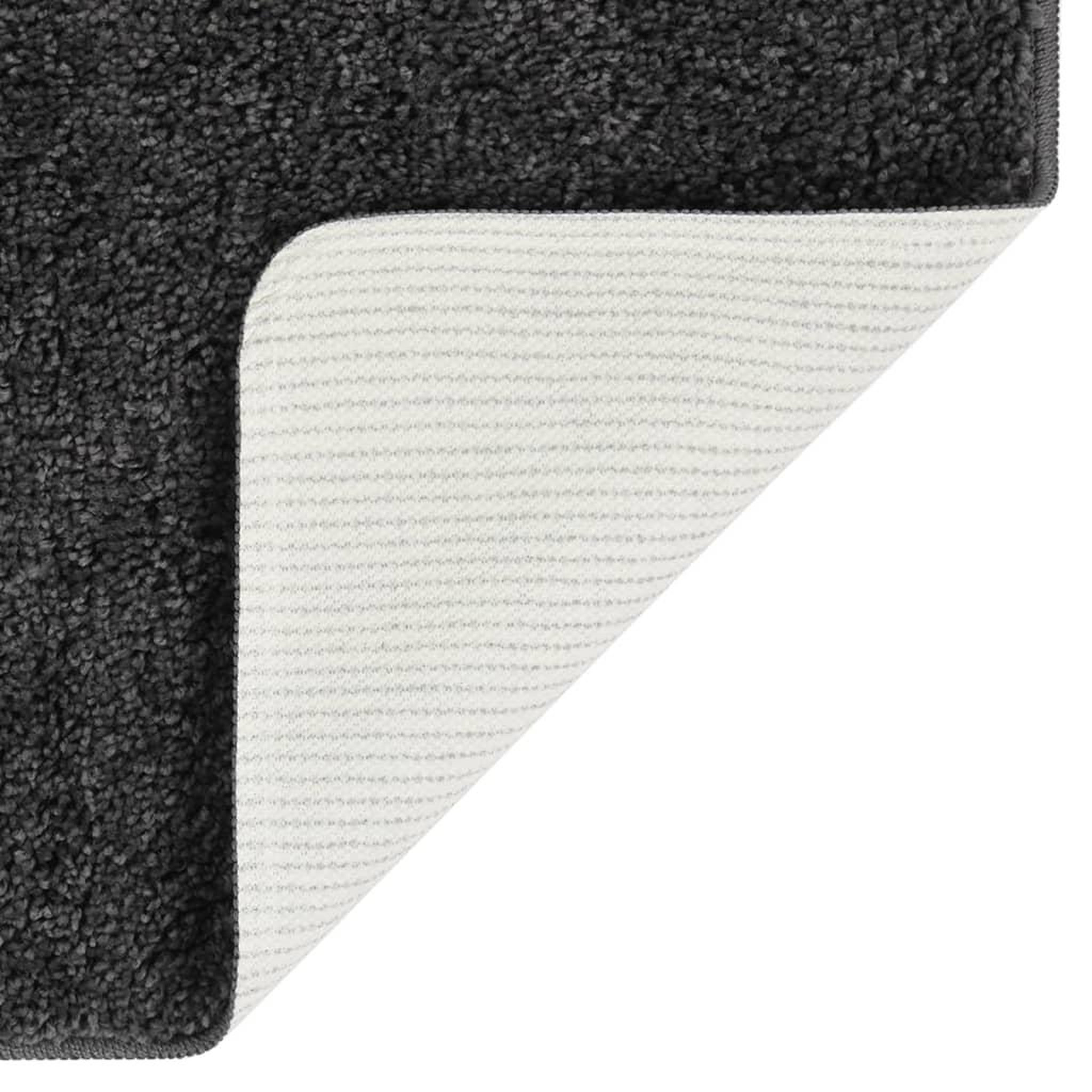 Voir la diapositive 3 : VIDAXL Tapis shaggy antiderapant Gris 80x150 cm