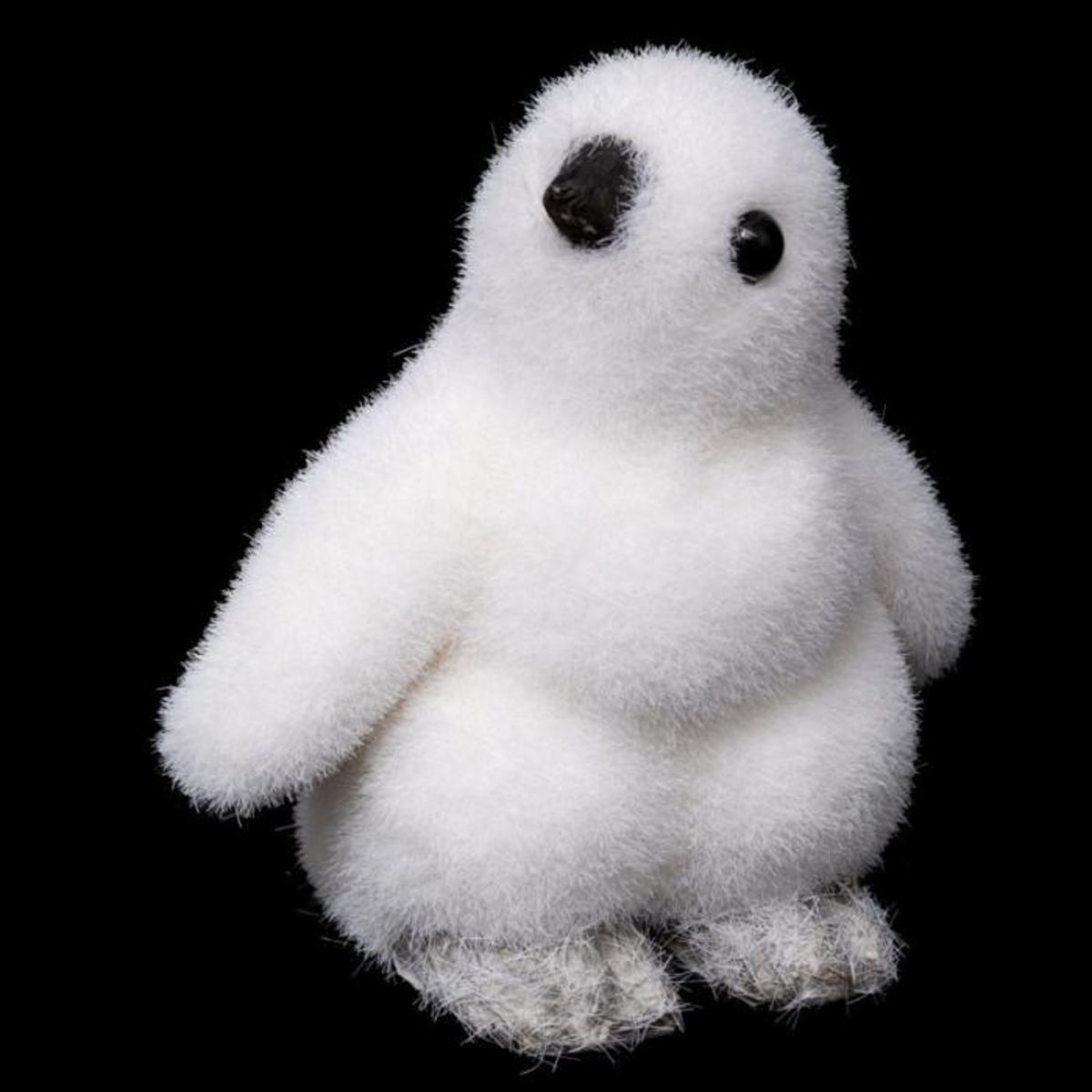 FEERIC LIGHT & CHRISTMAS Pingouin Tourné  Manteau  15cm Blanc