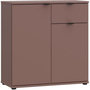 Voir la diapositive 1 : MARKET24 Commode - GANYMEDE - 2 portes - 1 tiroir - Terracotta - 80,1 x 34,1 x 82,3 cm