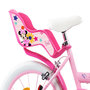 Voir la diapositive 3 : MINNIE Vélo enfant - Modèle fille 16'' - Vélo Minnie de Disney équipé de 2 freins + Porte Poupée - Panier avant et Stabilisateurs.