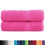 Voir la diapositive 2 : VIDAXL Serviettes de douche de qualité supérieure SOLUND 2 pcs rose