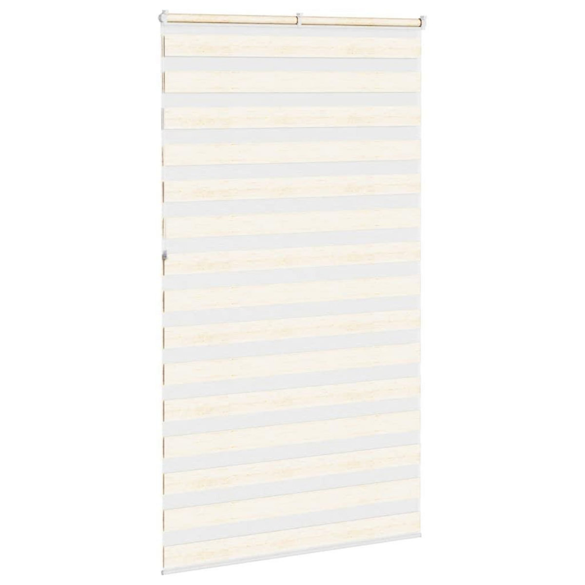 VIDAXL Store zebre beige marbre largeur du tissu 120,9 cm polyester