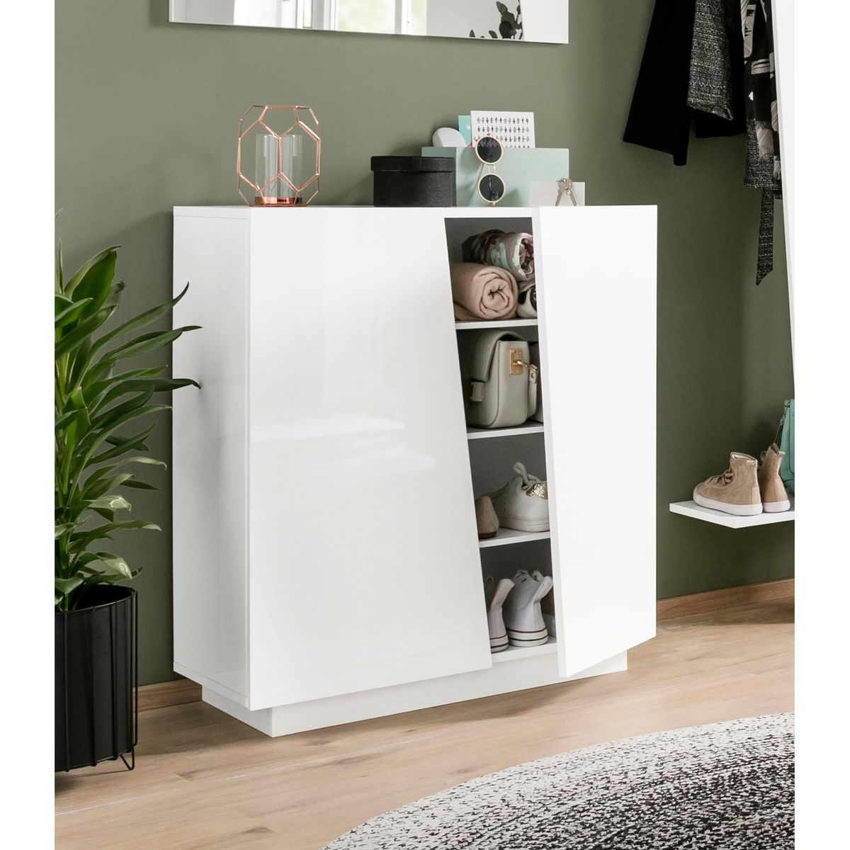 Meuble à chaussures 2 portes VERONA