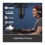 Voir la diapositive 6 : Logitech Microphone USB - Blue Yeti - Pour Enregistrement, Streaming, Gaming, Podcast sur PC ou Mac - Noir