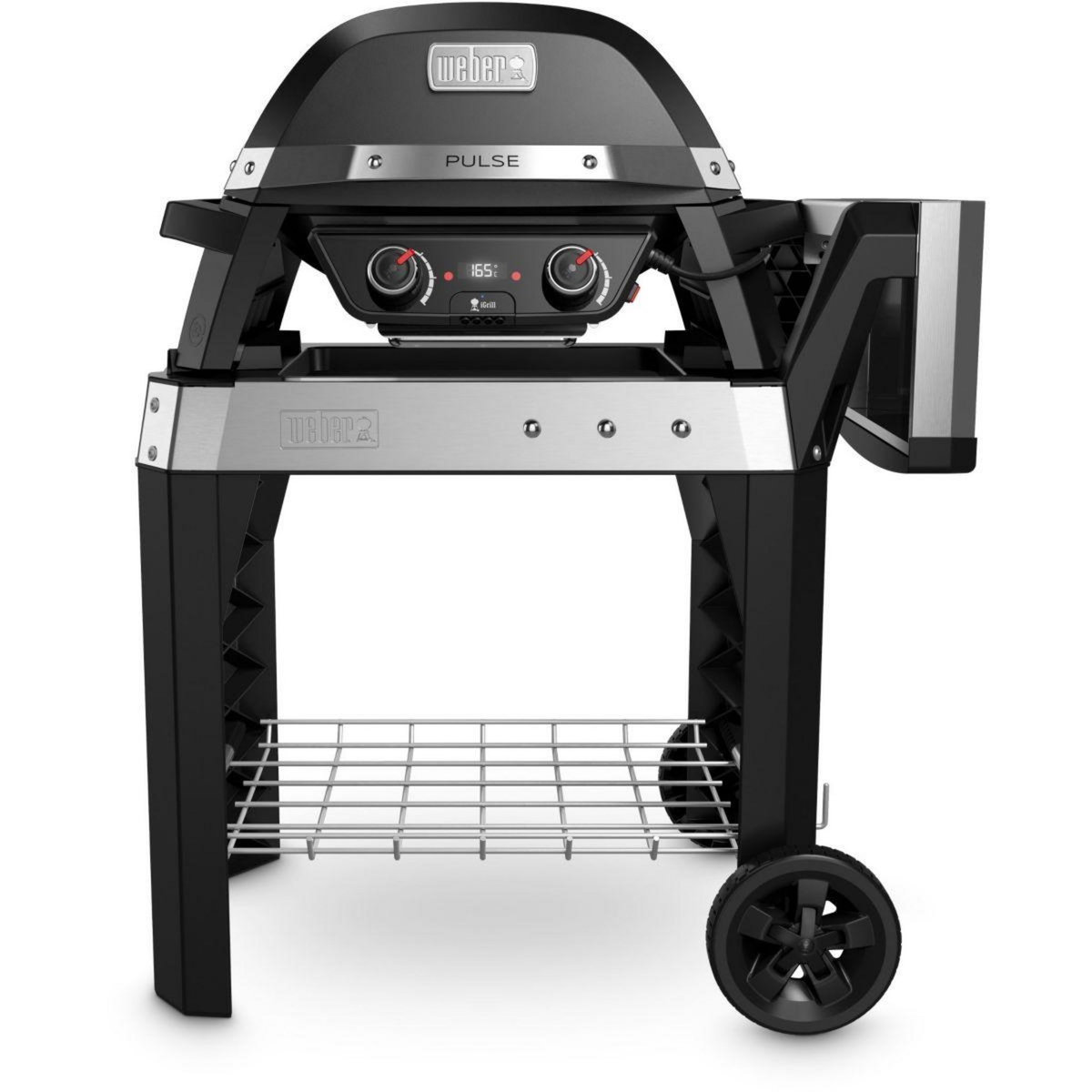 Weber Barbecue électrique Pulse  2000 black sur chariot, 49 x39 cm