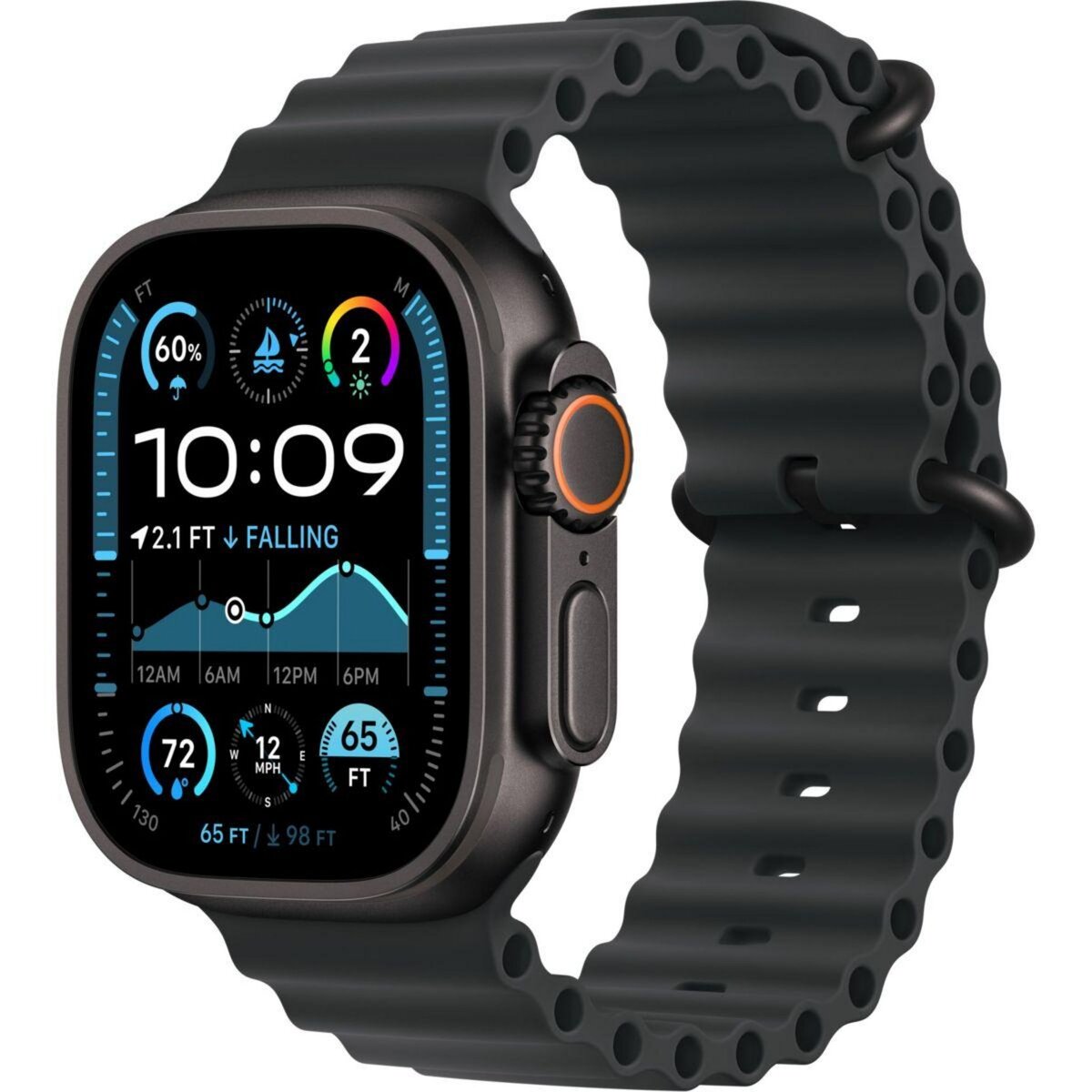 APPLE Montre connectée Ultra 2 49mm Noir / Noir Océan Cellular