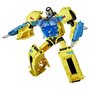 HASBRO Transformers Bumblebee Cyberverse Adventures - Robot électronique Officer Bumblebee 25 cm - Jouet transformable 2 en 1