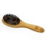 Paris Prix Brosse de Toilettage Bambou  Poils Doux  22cm Naturel