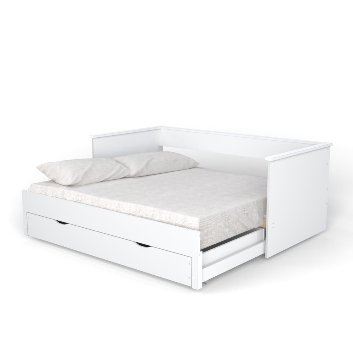 Lit banquette gigogne couchage 90x190cm ALVIN