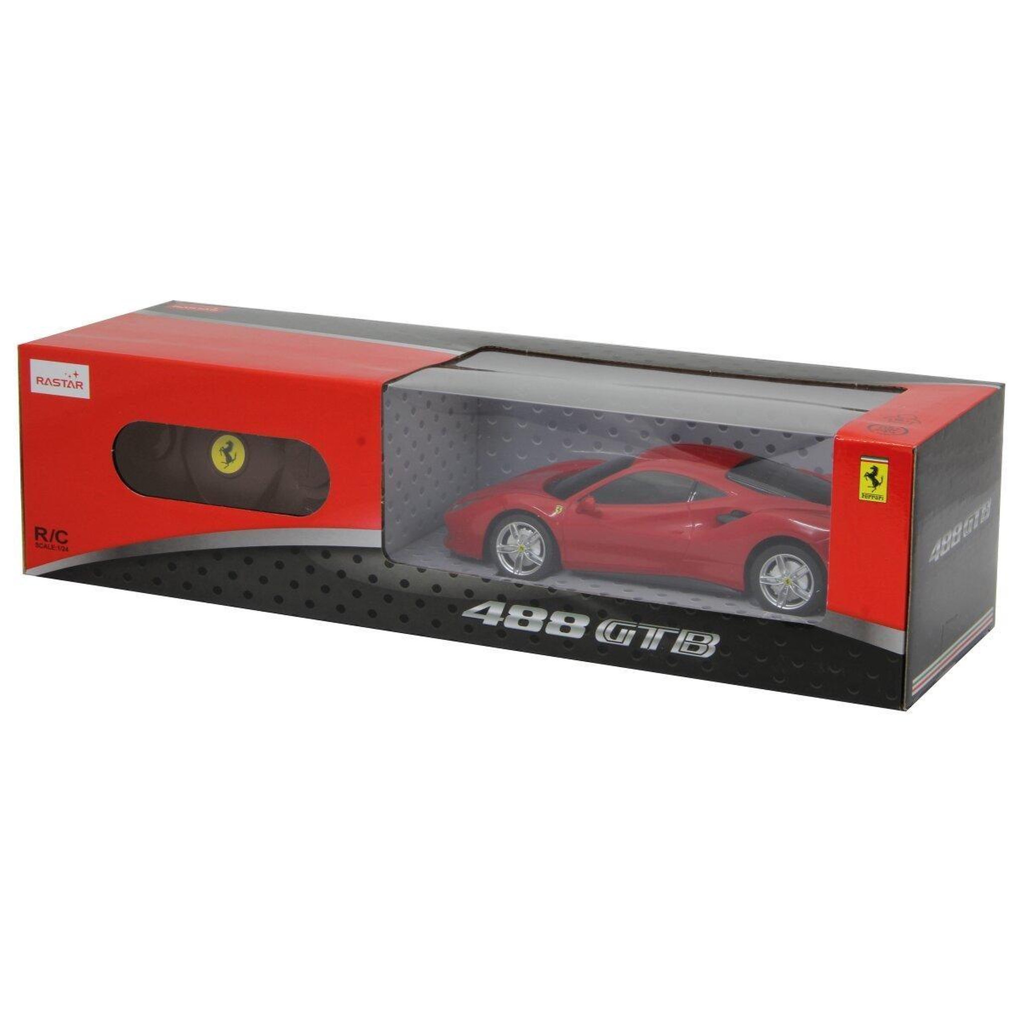 Voir la diapositive 2 : Jamara Voiture télécommandée ferrari 488 gtb 1:24 rouge 2,4ghz