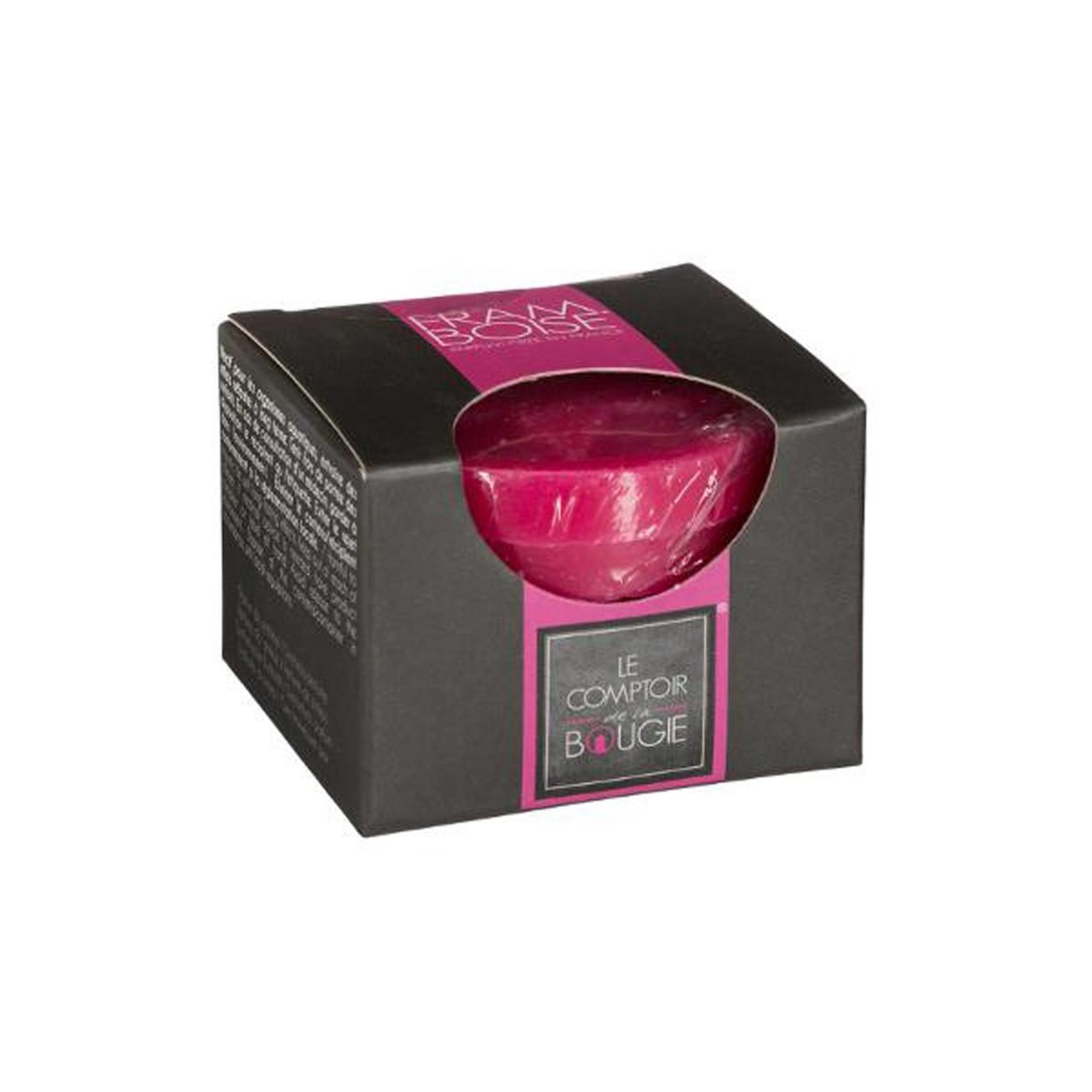 Voir la diapositive 2 : COMPTOIR DE LA BOUGIE Lot de 5 cires parfumées à brûler  etoile  45g framboise