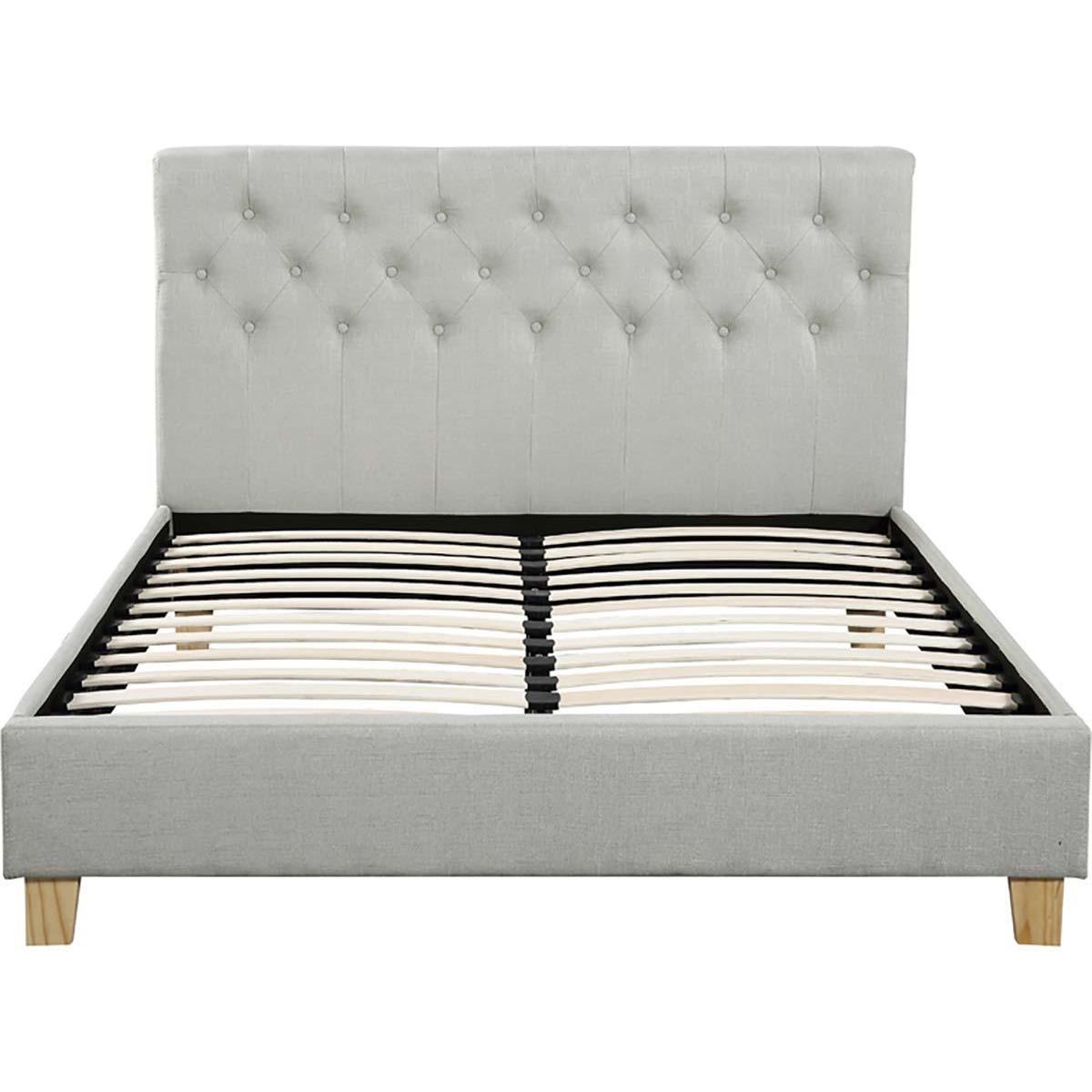 Habitat et Jardin Lit double  Emmy  - 140 x 190 cm - Beige