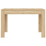 Voir la diapositive 4 : VIDAXL Table a manger Chene sonoma 120x60x76 cm Bois d'ingenierie