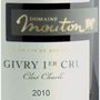Voir la diapositive 2 : Domaine Mouton Givry Premier Cru Clos Charlé 2010