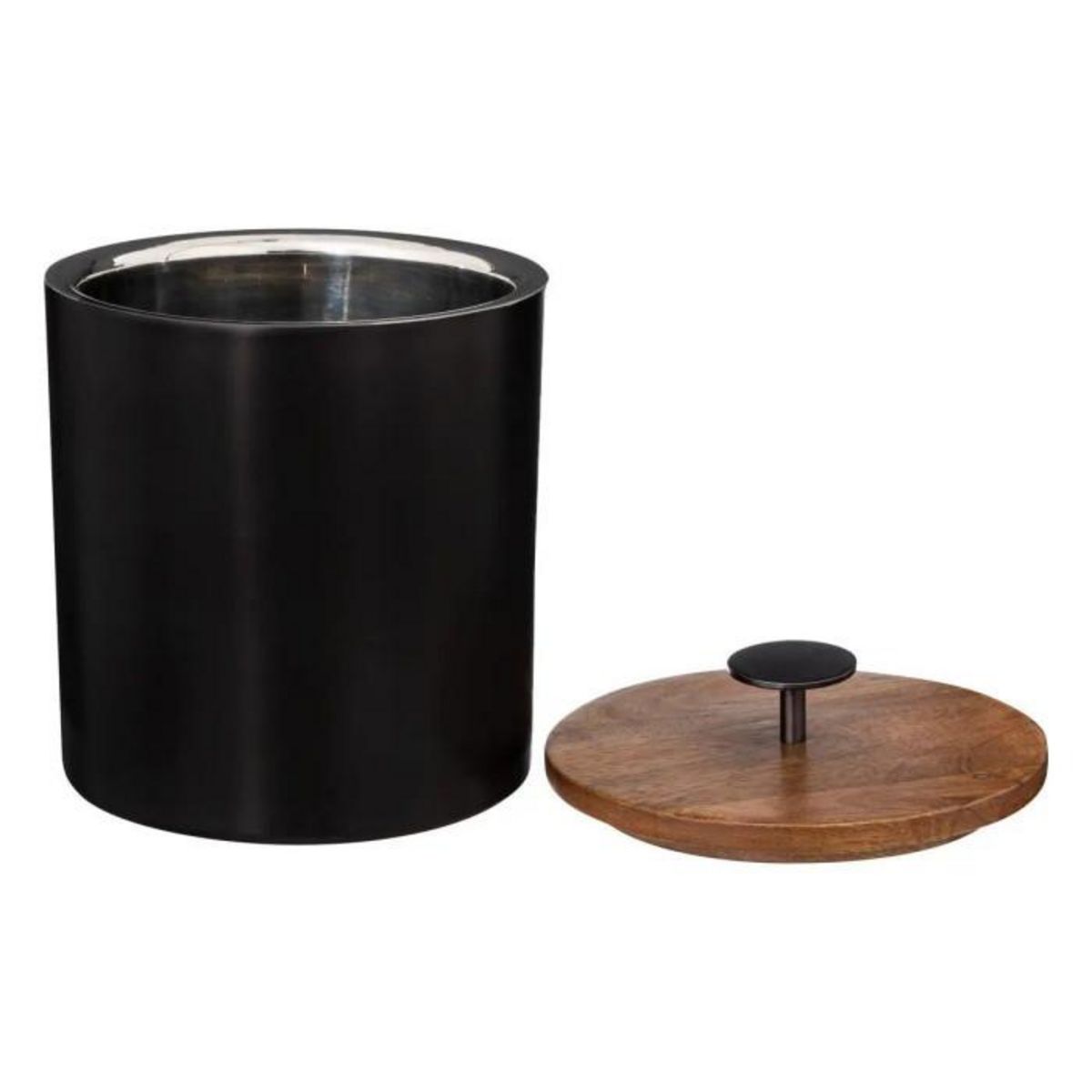 SECRET DE GOURMET Seau à Glace  Café  19cm Noir