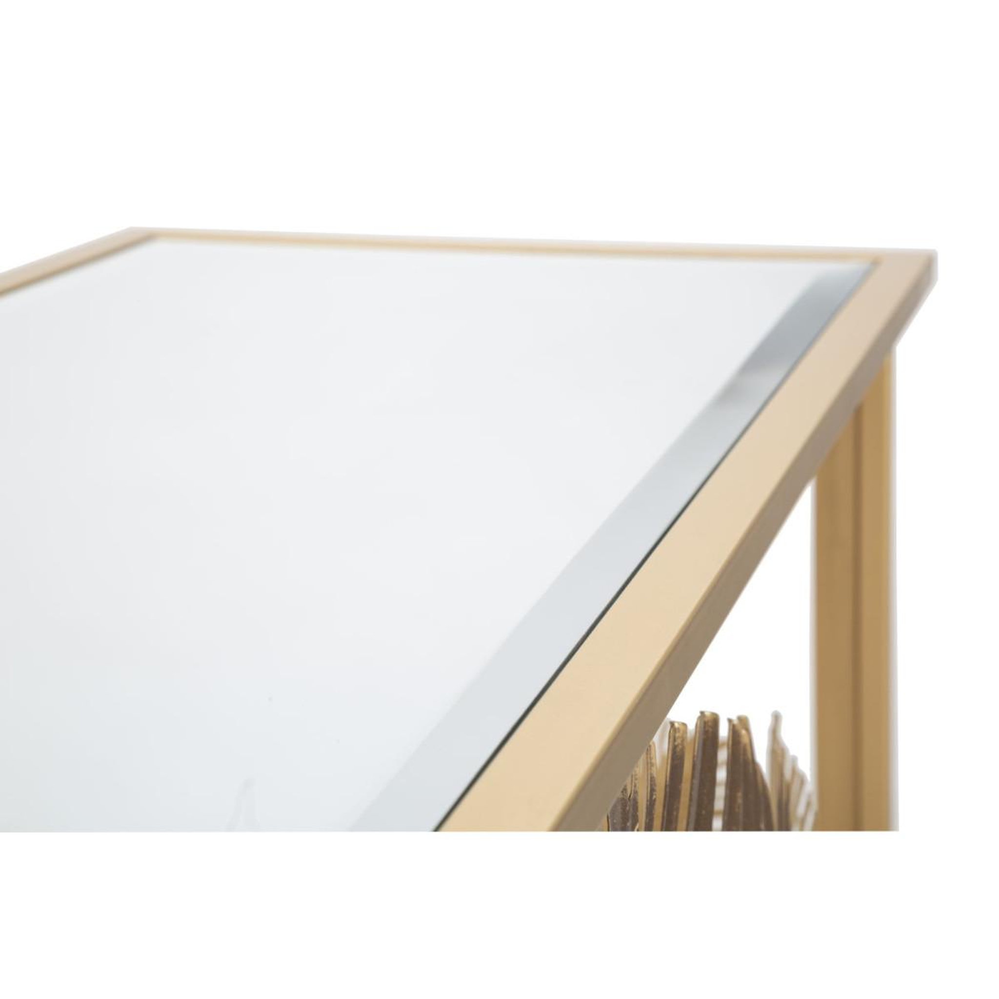 Voir la diapositive 6 : Paris Prix Console design en métal  floris  113 or & blanc