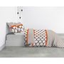 Voir la diapositive 3 : Les Ateliers du Linge Parure housse de couette 100%microfibre 60gsm arrow